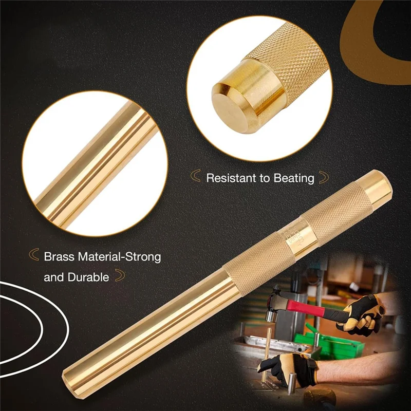 AWAH Brass Drift Punch Set, 25075 25076 25077 Brass Punches view 5