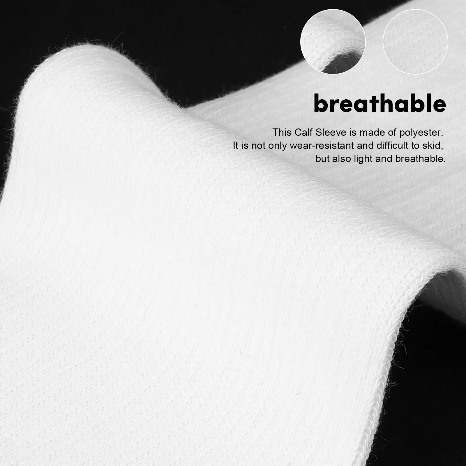 

1Pair Elastic Rugby Calf Sleeves Breathable Sports Leg Sleeve Football Running Calf Socks for Men Women Leg Sleeves