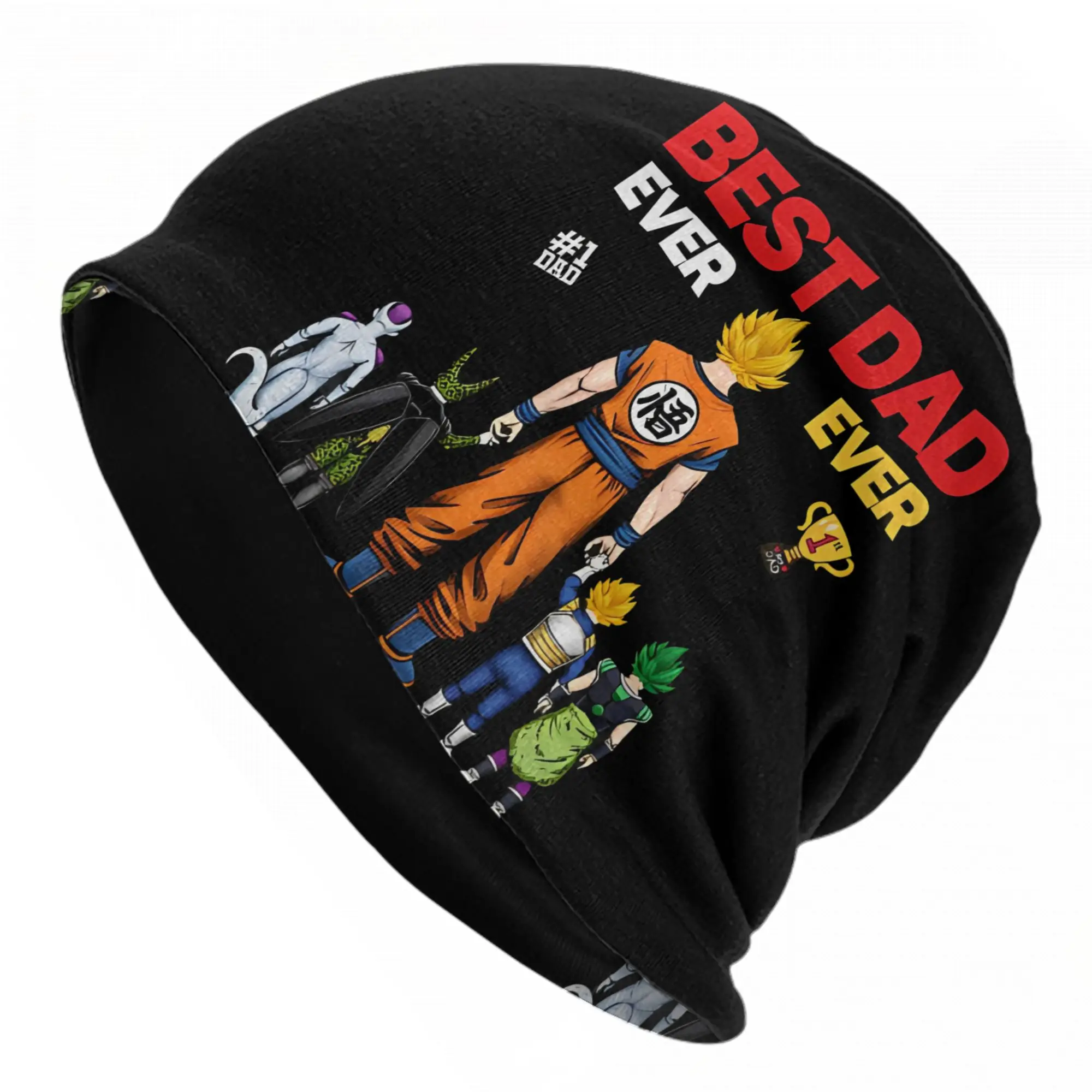 Dragon Ball Bonnet Hat Cool Outdoor Father's Day Skullies Beanies Hat Unisex Warm Multifunction Cap