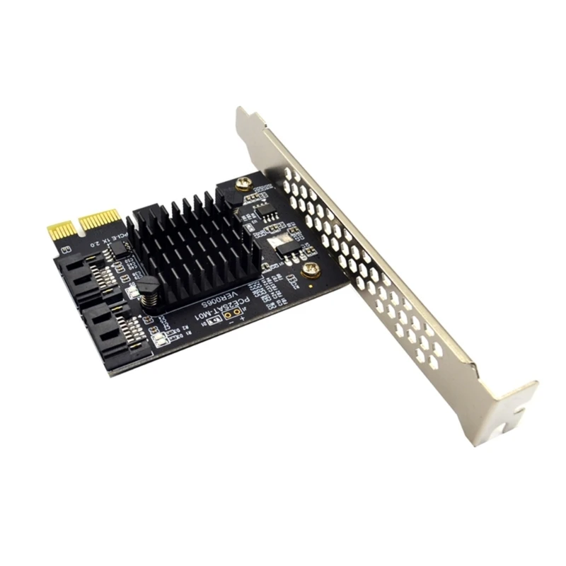 Scheda controller PCI 6Gbps a 2 PCI-E 1X a III Adattatore/Convertitore Scheda adattatore espansione