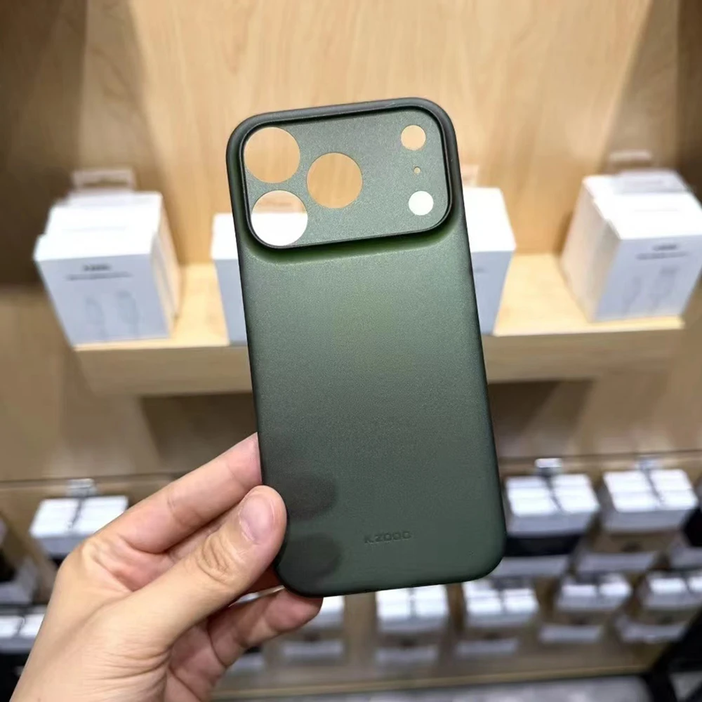KZDOO 0,3MM Ultra-cienkie Matowe Etui na Telefon do iPhone 17Air 17 18Pro 17 18Pro Max Obsługuje Bezprzewodowe Ładowanie Odporność na Odciski Palców — zdjęcie produktu 6