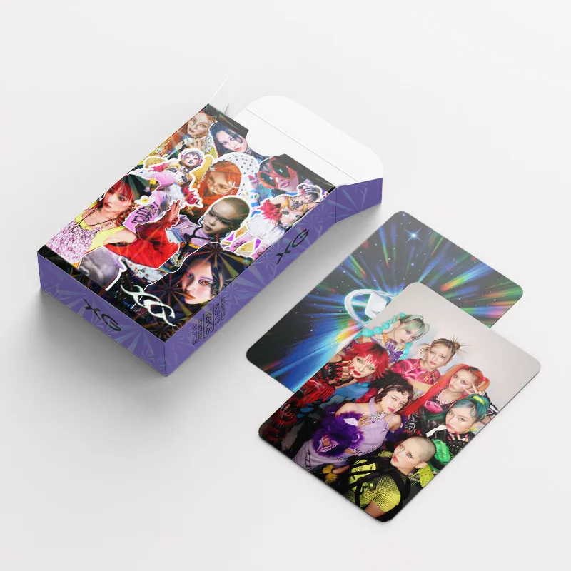 60 + 32 قطعة/المجموعة JPOP فتاة مجموعة XG بطاقة لومو بطاقات جمع بطاقات ملصق طباعة بطاقة بريدية المشجعين هدية هدية الزخرفية
