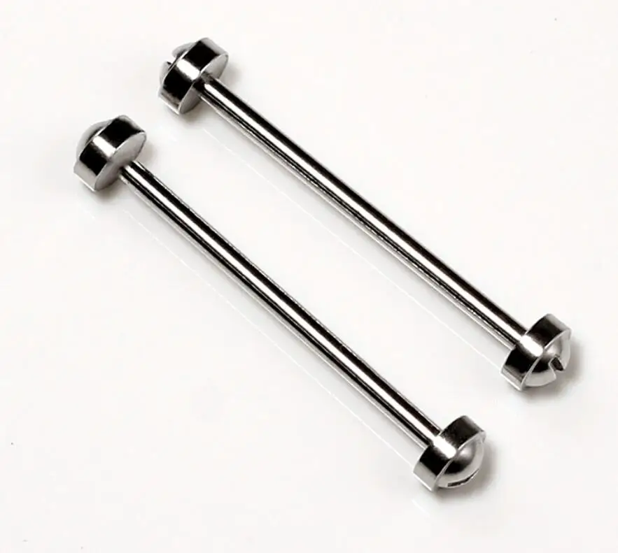 1.0mm Thick Steel Color Watch Band T-bar with Stud and Screw 3.0mm Cap 10mm-26mm Long Screw Lug Bar for Leather Bracelet W2003