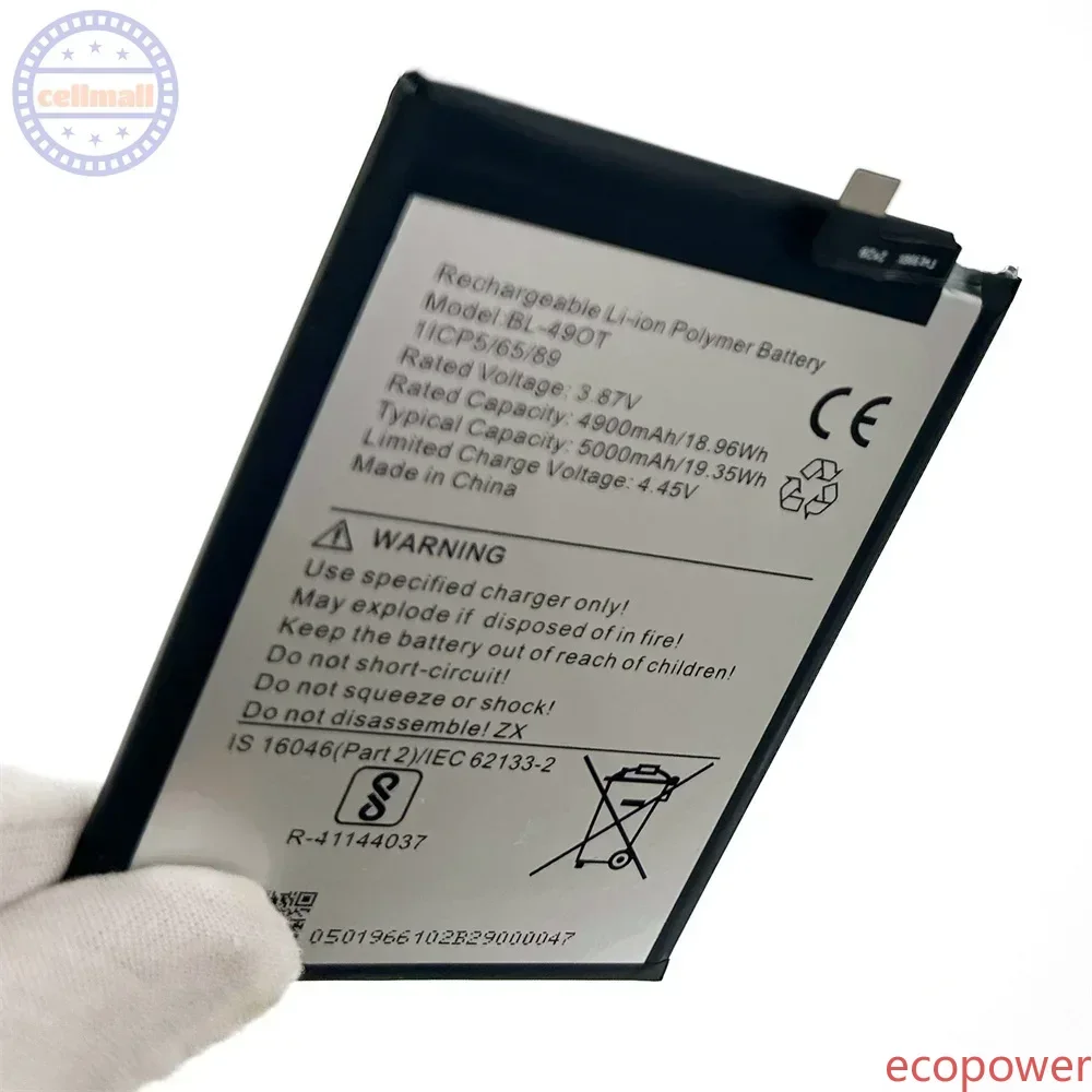 5000mAh Brand New  Battery BL-49OT For Tecno Camon 20 CK6 CK6n Camon 20 Pro CK7n Mobile phone Premium Replacement Battery