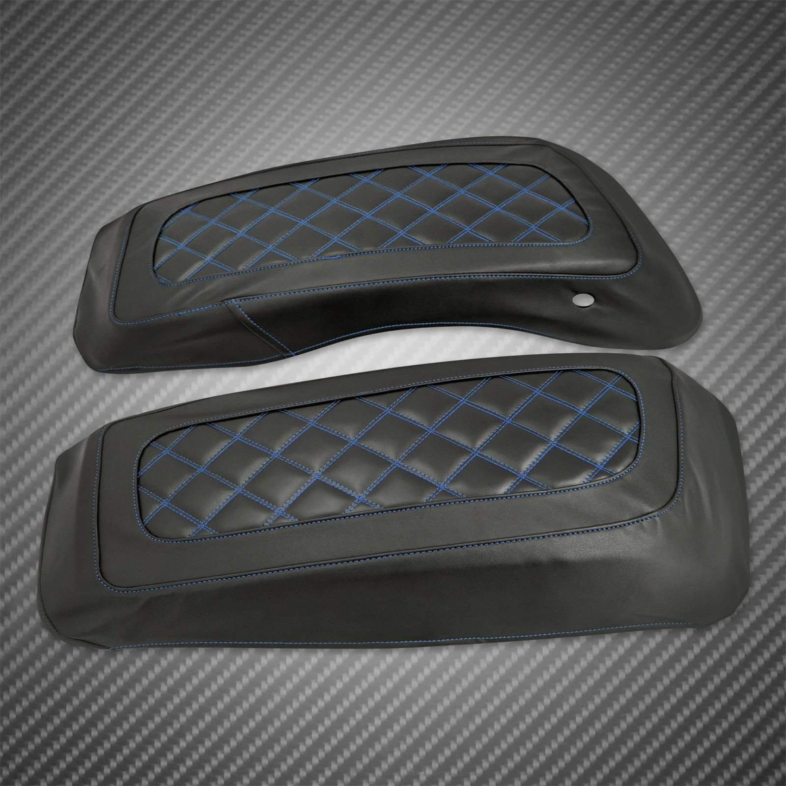 Motorcycle Hard Saddlebag Lid Cover Hard Side Bag Waterproof for Harley Road King Street Glide CVO Electra Glide FLHR 14-2024