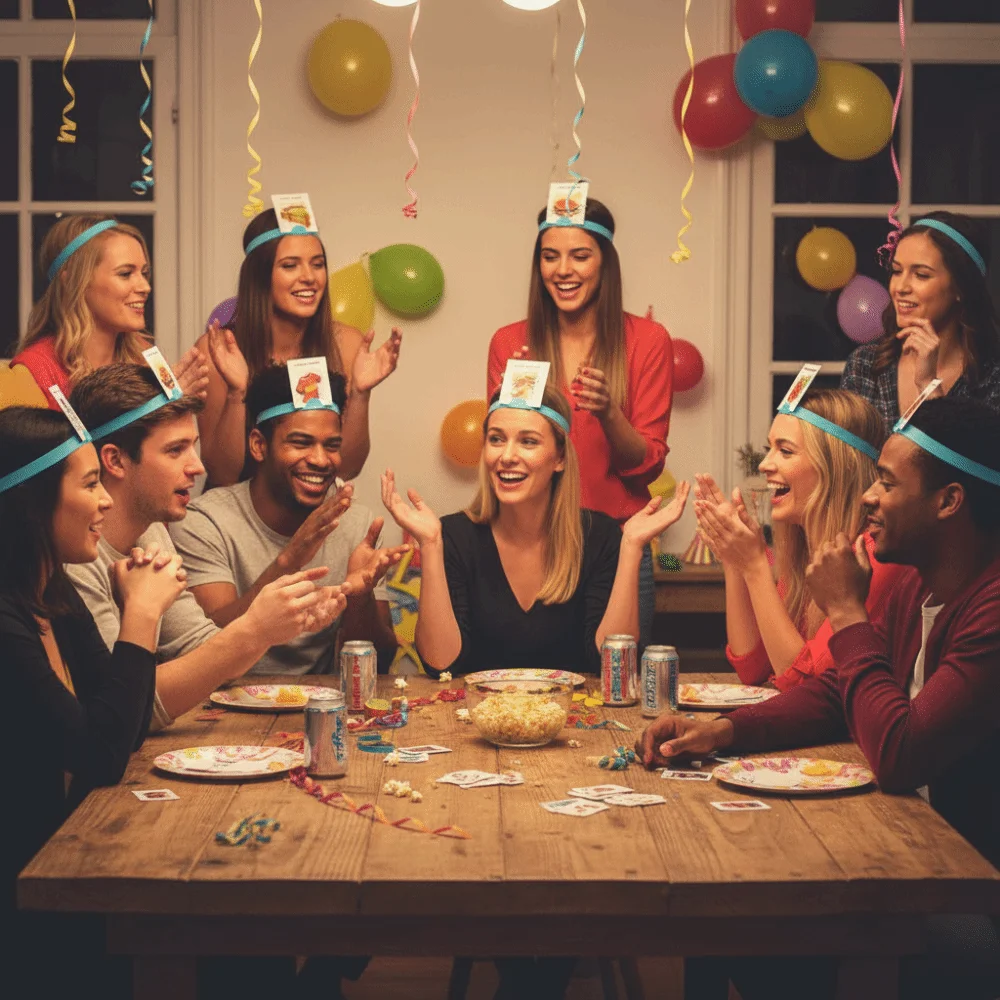 لعبة لوحة صور ورقية للأطفال، لعبة تفاعلية متعددة اللاعبين، لعبة ما أنا للحفلات، لعبة مضحكة محمولة، لعبة سؤال سريع للعائلة #2