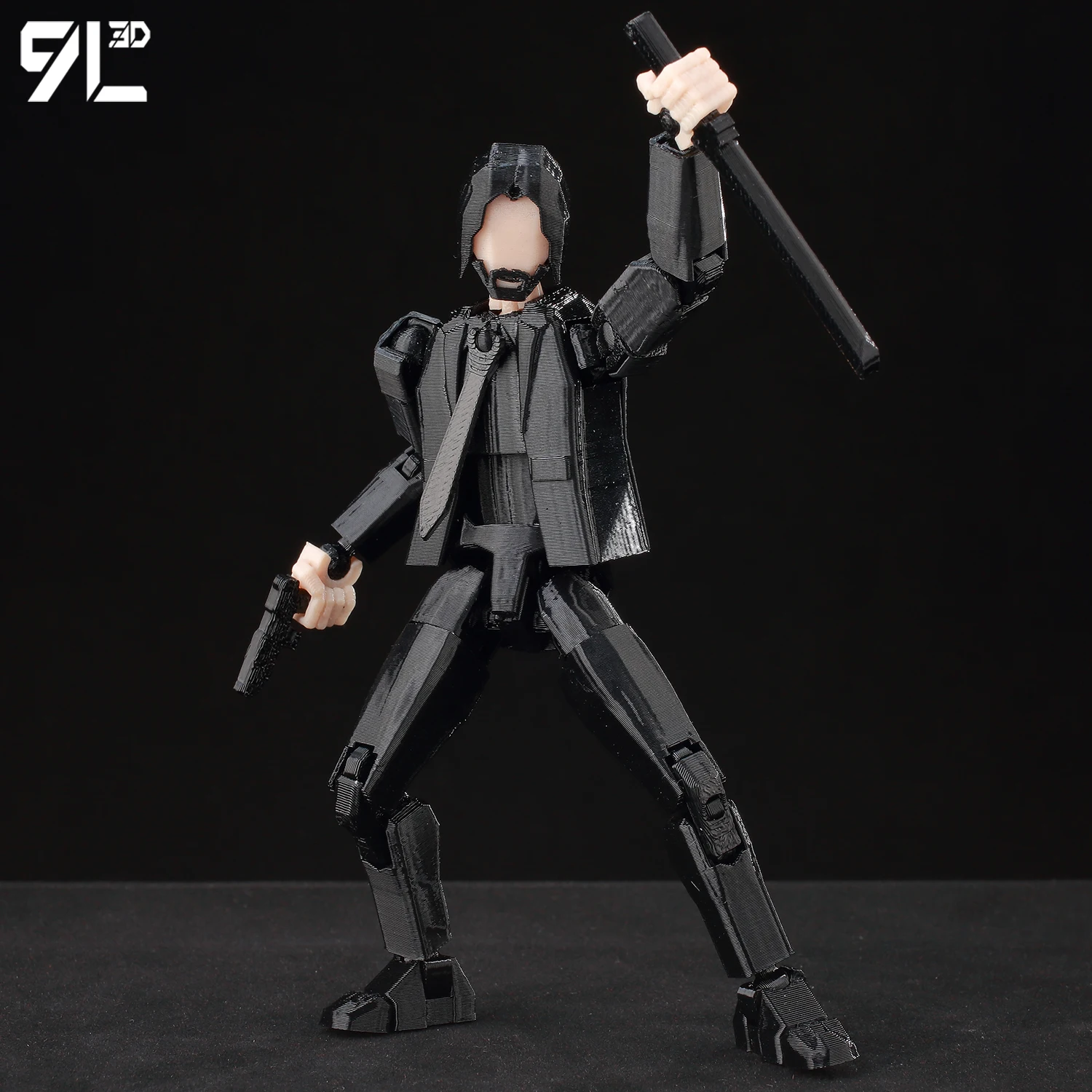 9L3D T13 Lucky13 داريل ديكسون القوس والنشاب هنتر عمل الشكل الدمية 13 مع دراجة نارية متعددة المفاصل تحصيل لعبة مجسمة Titan13
