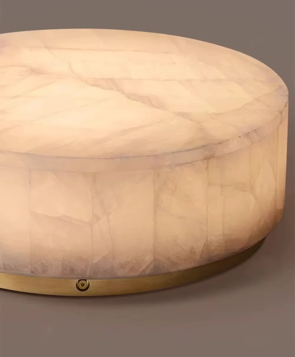 

Luxury Modern Natural Marble Ceiling Lamp Led Home Decor Bedroom Ceiling Light Marble Living Room Hallway Light