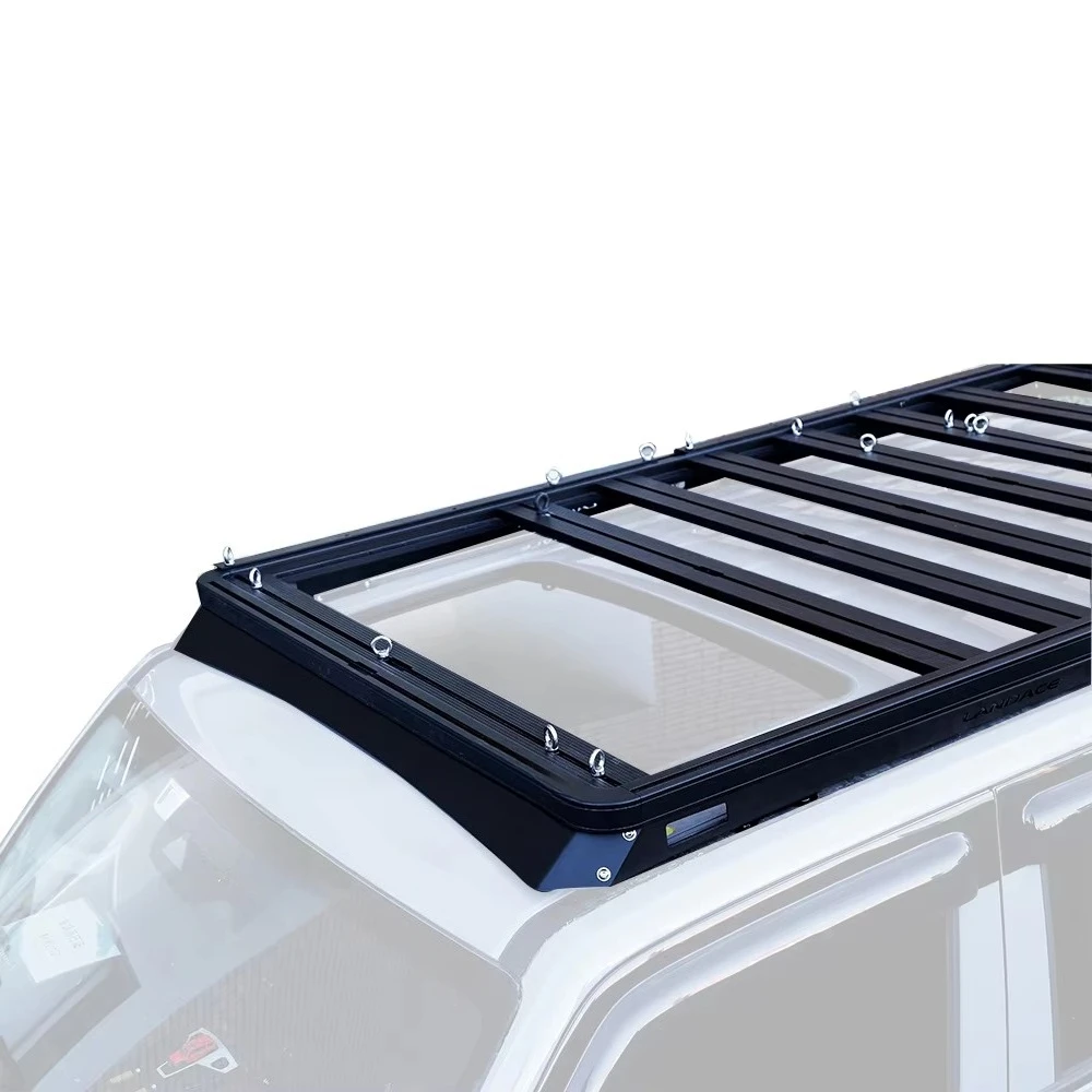 Durable High Quality Black Aluminum Alloy Stainless Steel Roof Rack Custom Fit 4Runner Tank 400 100kg Load