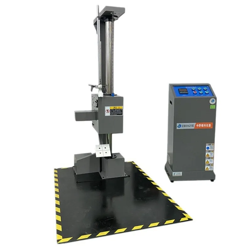 Packaging carton drop test machine, single-wing carton drop test