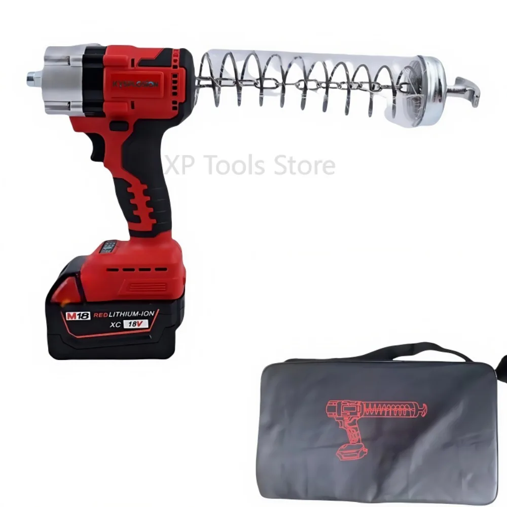 Brushless Battery powered  Cordless Electric grease gun compatible for Milwaukee M18 battery 600cc Excavator Specific power tool