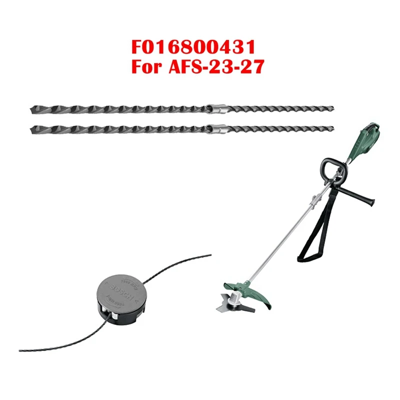 Bosch AFS 23-37 için 20 adet F016800431 kesme hattı ekstra güçlü çim makası biriktirme hattı ÇALI KESİCİ iplik hattı 37Cm