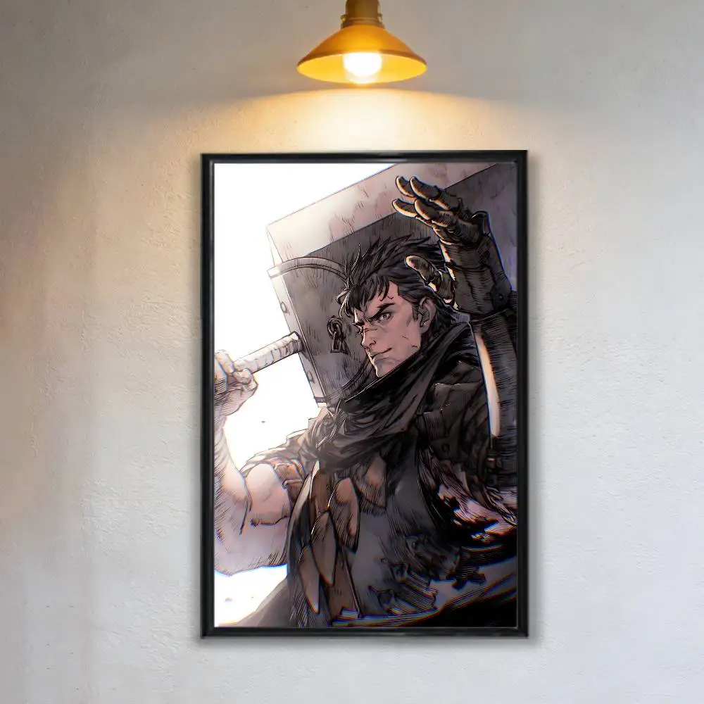 Warriors Armor Guts Berserk Griffith Poster Poster Paper Print Home Living Room Bedroom Entrance Bar Cafe Painting Decoration view 6