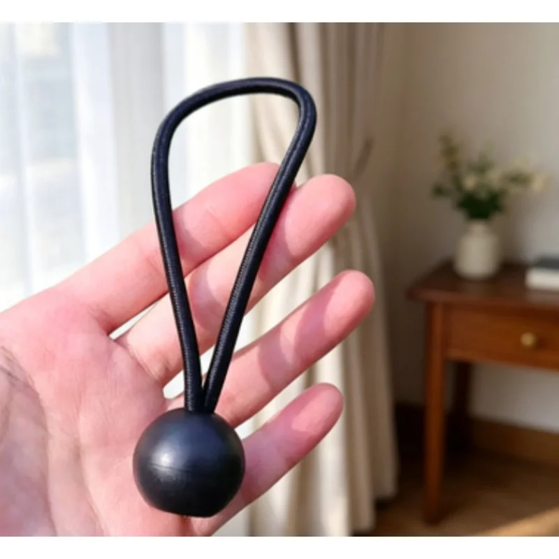 1/3pcs tent clamp fixed ball clamp elastic strap cord outdoor canopy elastic cord strapping with elastic ball type rubber band