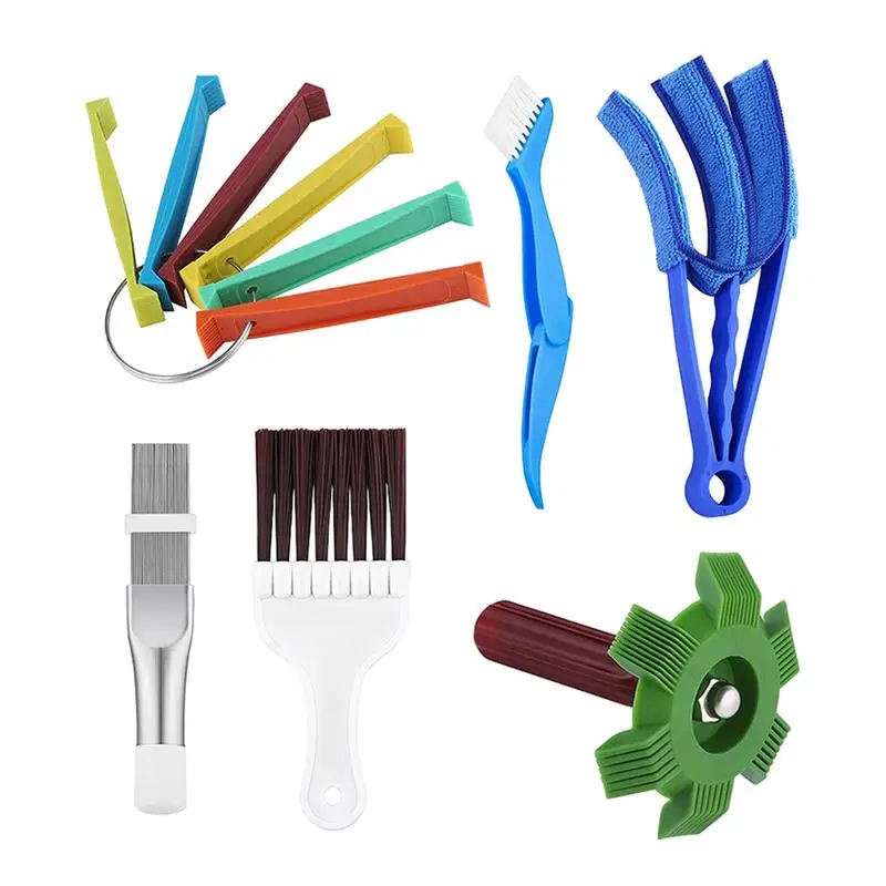 Air Conditioner Fin Cleaner Set Air Refrigerator Fin Cleaner Condenser Fin Straightener Repair Tool For AC Unit Radiators