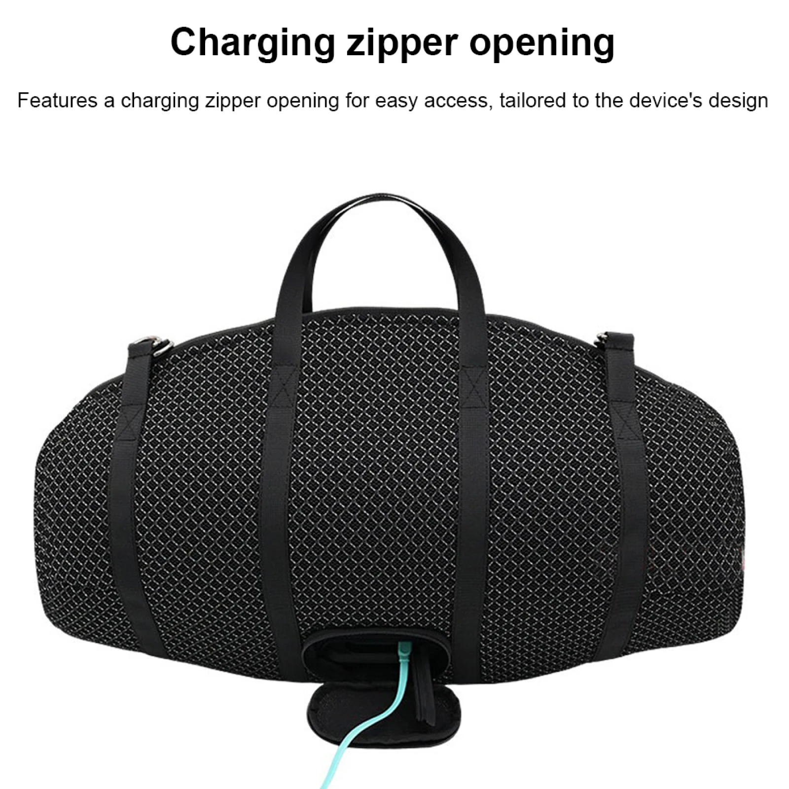 حقيبة سفر لـ JBL لمكبر الصوت Boombox 4، حقيبة تخزين واقية، حقيبة تخزين صلبة مقاومة للغبار مع حزام كتف