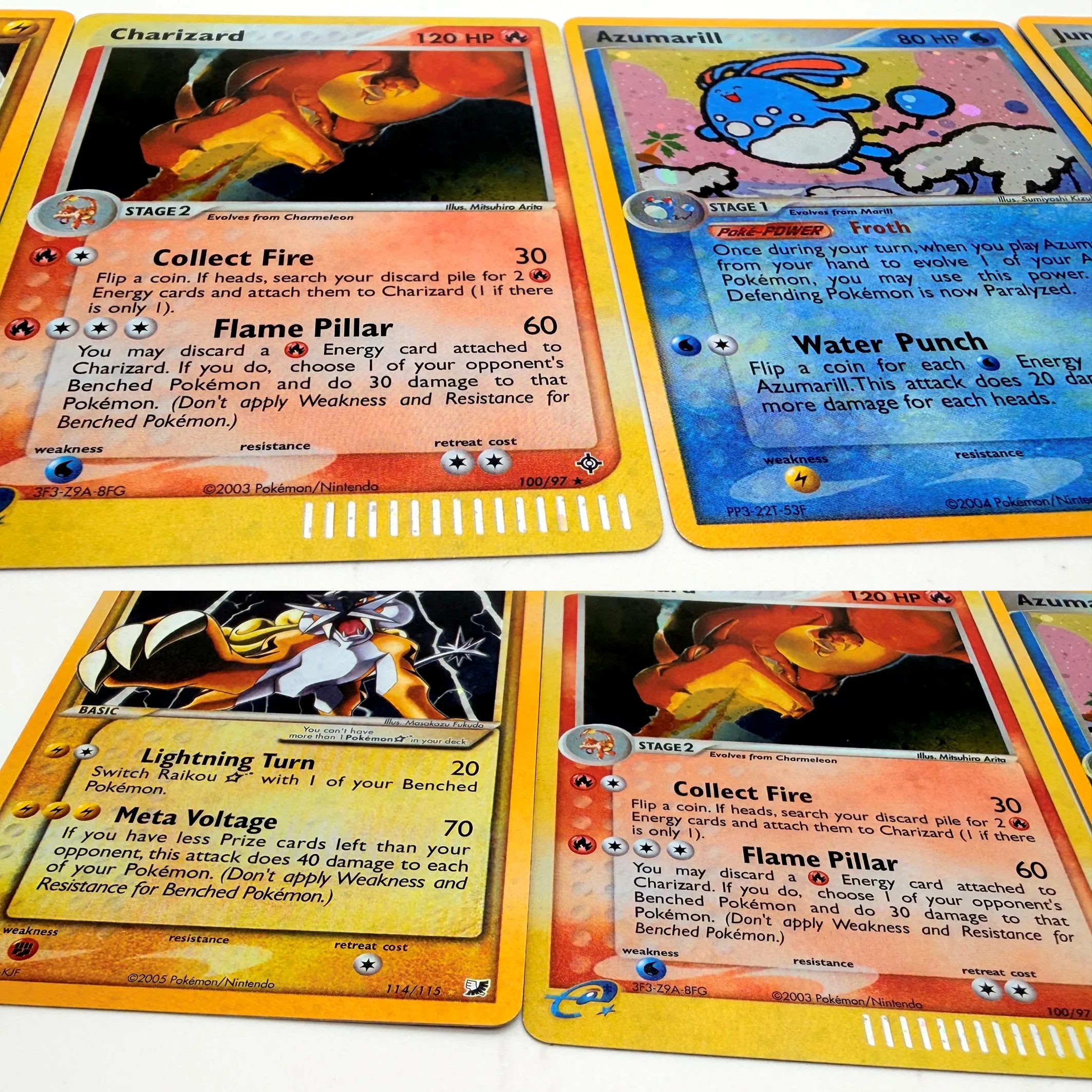 12PCS Pokemon Proxy Cards Vintage Holo Rocket Charizard Raikou Celebi ex Treecko Torchic Mudkip DIY TCG Collection
