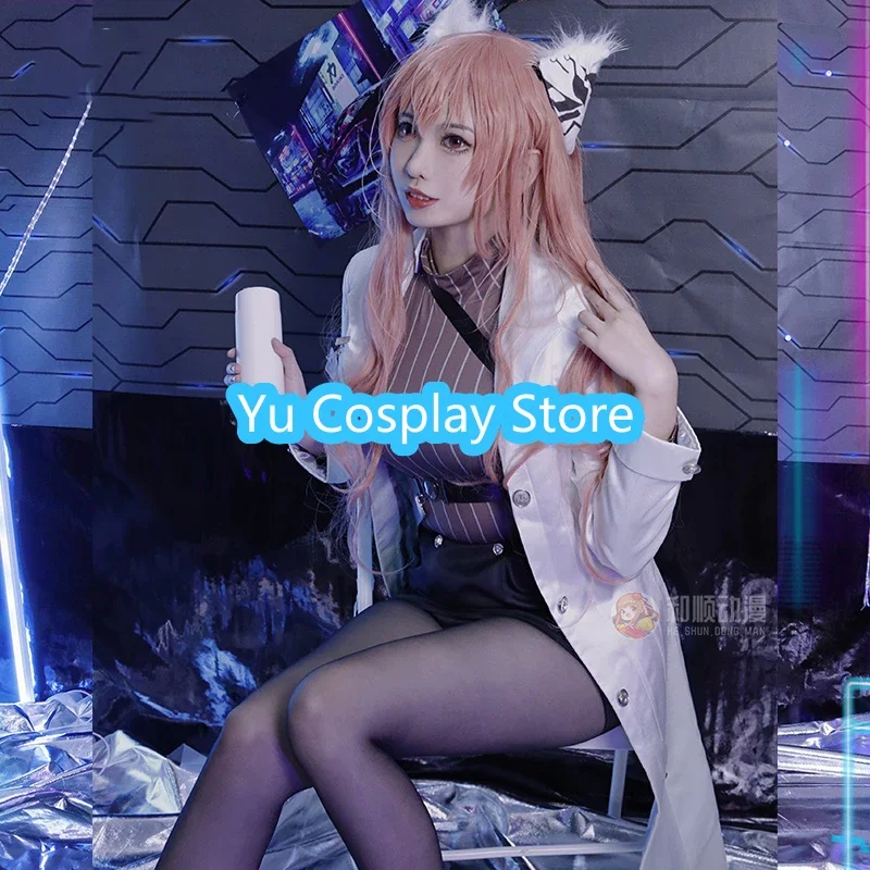 Game Girls Frontline Project Neural Cloud Persicaria Cosplay Costume Doctor Dress Fancy Party Suit Halloween Uniform Custom Made