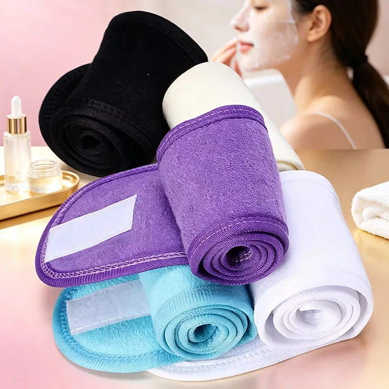 10/30/50PCS SPA Soft Facial Yoga Head Bands Adjustable Wide Hairband Bath Shower Makeup Wash Face Cosmetic For Women Accessories