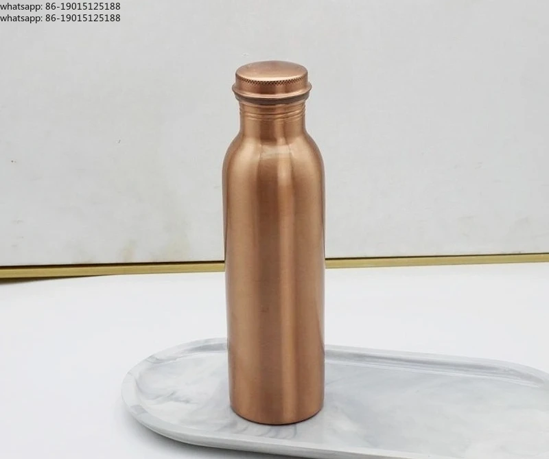 2026  Handmade pure copper copper water bottle outdoor sports yoga pot random cold water cup