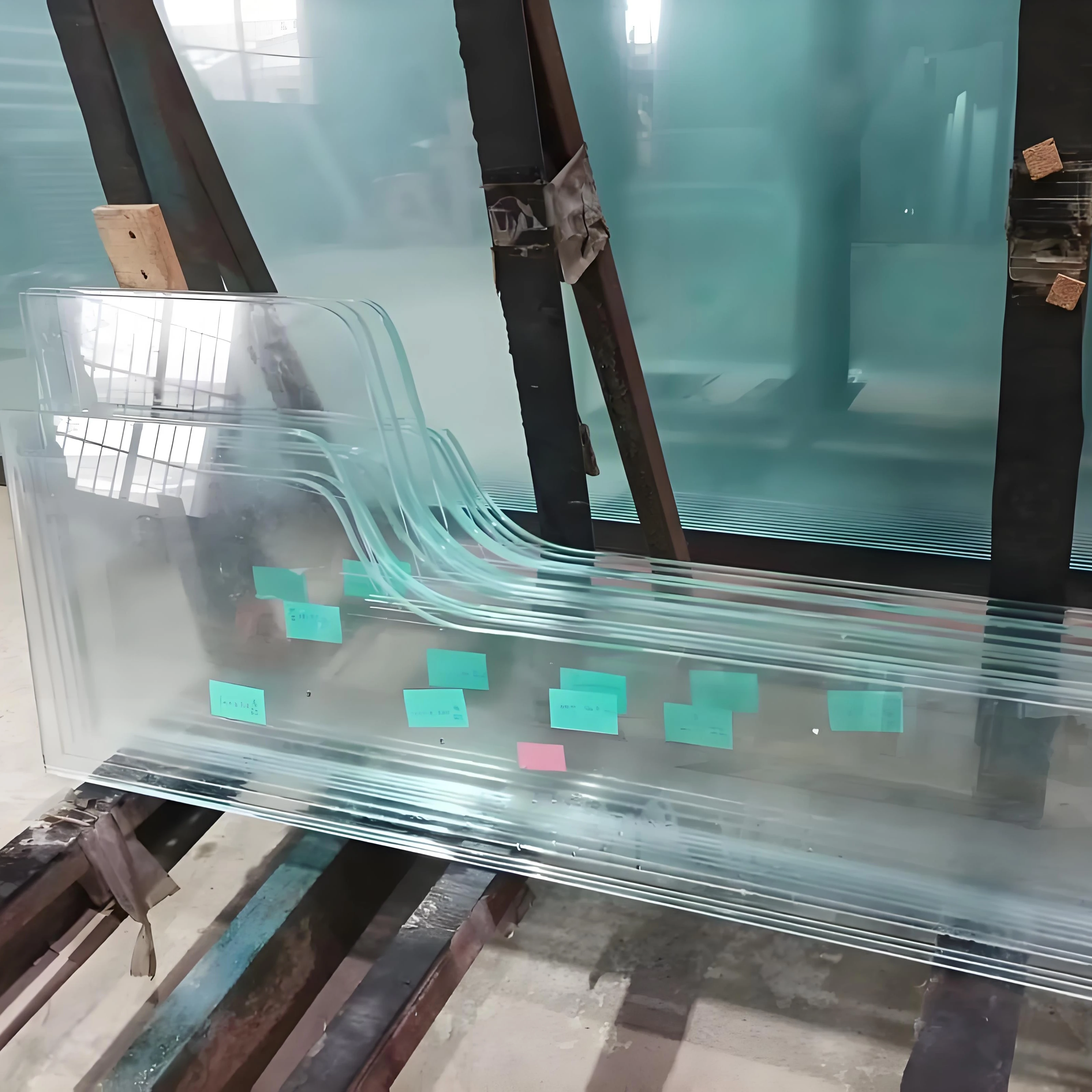 Customized size large household glass fish tank transparent flat solid custom aquarium equipment