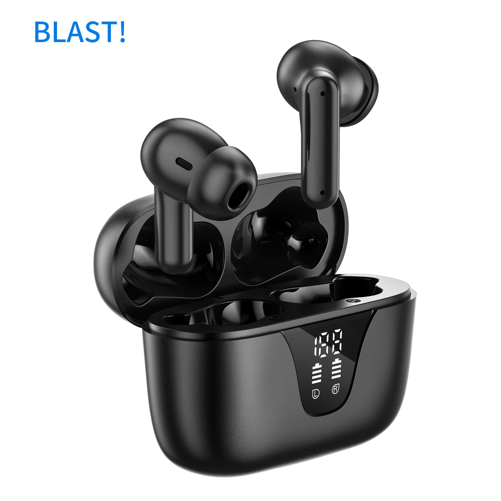 

Newest BLAST! A1 True Wireless Stereo Earphones Digital Display Touch BLAST! A1 TWS wireless headset 5 hours noise reduction