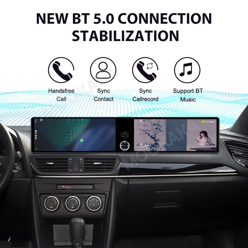 12.3 Inch Screen Car Radio For Mazda CX-4 2016-2021 Android Auto GPS Navigation Multimedia Video Stereo Receiver Head Unit