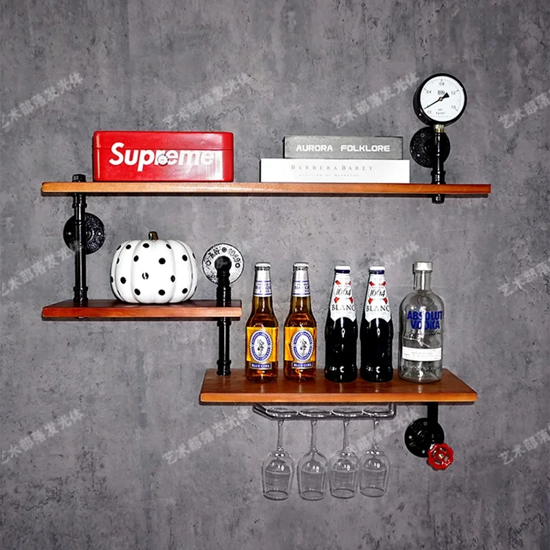 

European Metal Wine Rack Self Assemble Vintage Funny Hanging Wine Rack Living Room Suporte De Garrafa De Vinho Home Decor