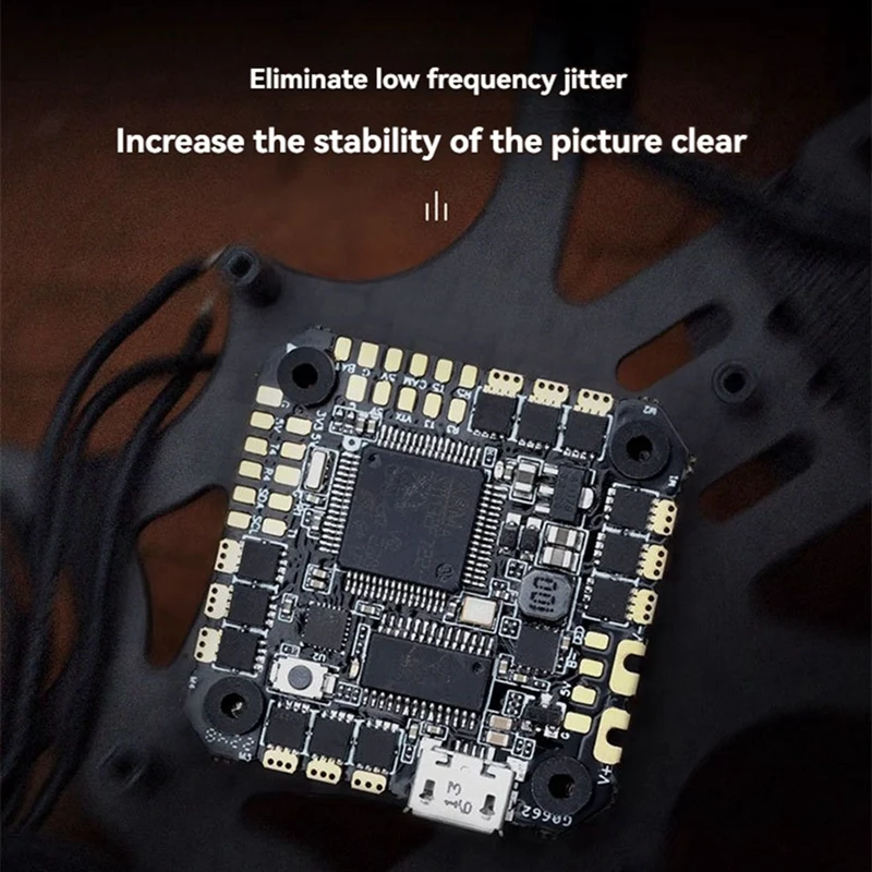 F7 35A AIO Flight Controller STM32F722 Onboard MPU6500 Gyroscope 25.5x25.5MM BLHELIS 3-6S for RC FPV Racing Drone-ABFB