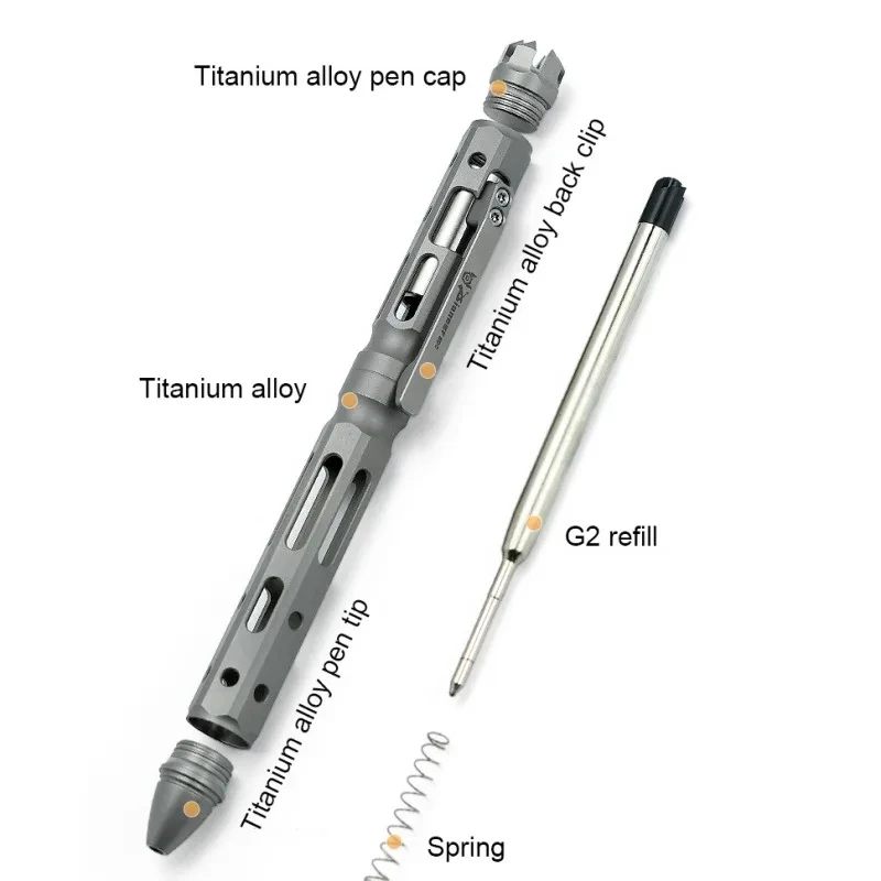 Titanium G2 Tactical Pen EDC Multifunctional Tools Emergency Glass Breaker Outdoor Survival Writing Pen Valentines Gift