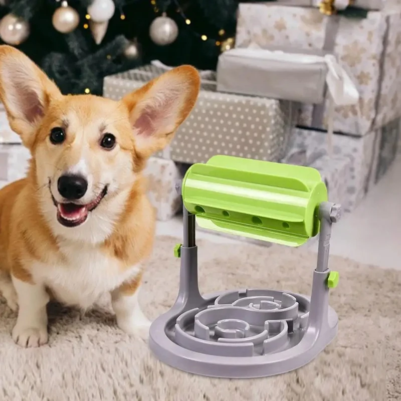 Slow Roller Feeder Game Healthy Eating Non-Slip Slow Feeder Stress Relief Jungle Bowl Food Leaking Toy For Fun Mealtime