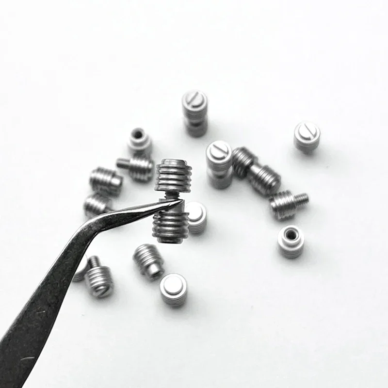 2pieces 416 Stainless Steel Push Knife Screws for DIY Folding Knife Quick Opening Screw Fastening Nut