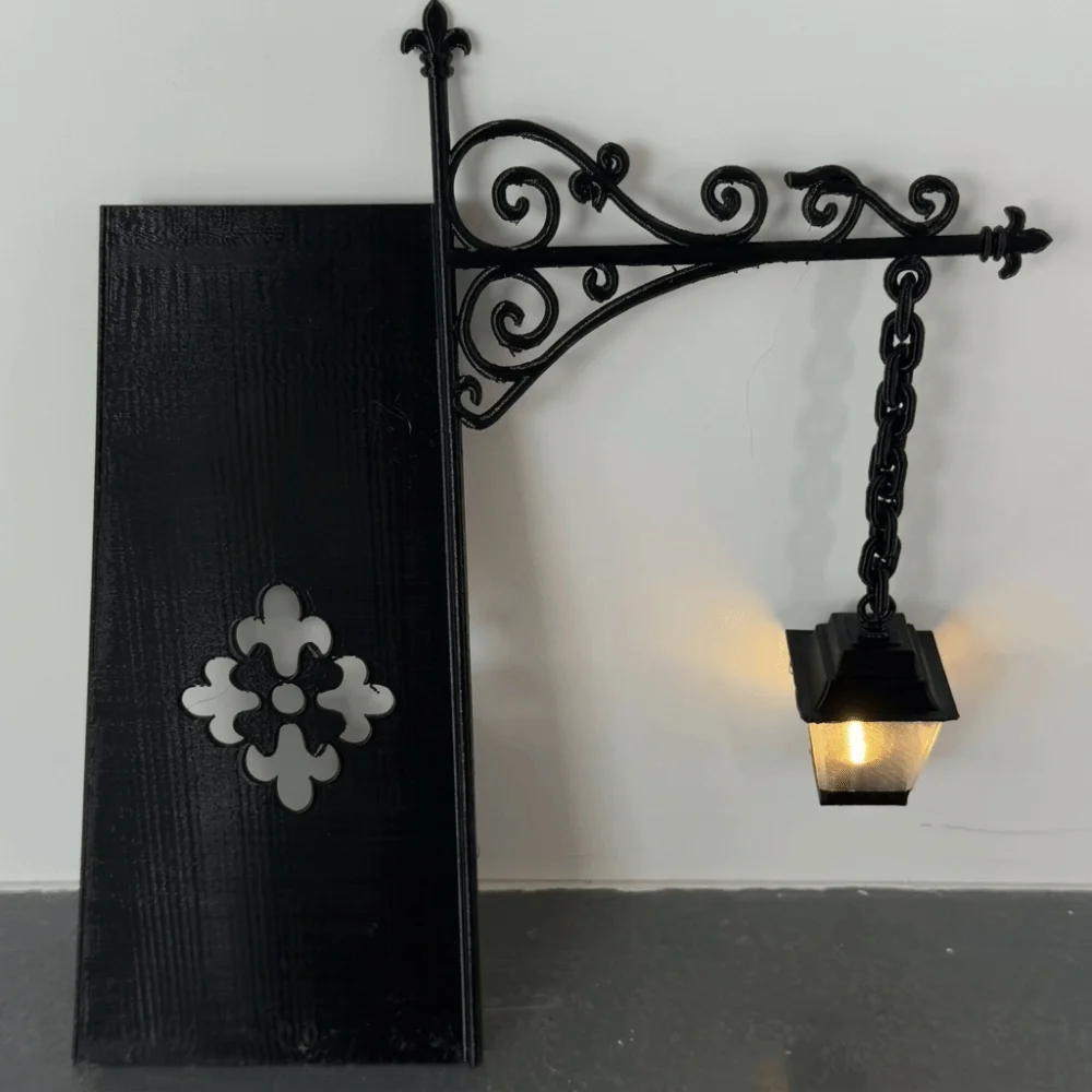 New High Quality Portable Durable Warm LED Library Lantern Black Mini Bookcase Lamp Book Nook Lamp Bookshelf Decor