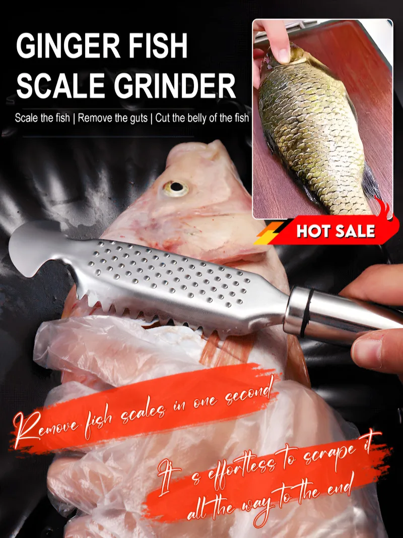 

[Безопасная быстрая рыба/удаление кишек/без поврежденных рук] Скребок для имбиря/утолщенный