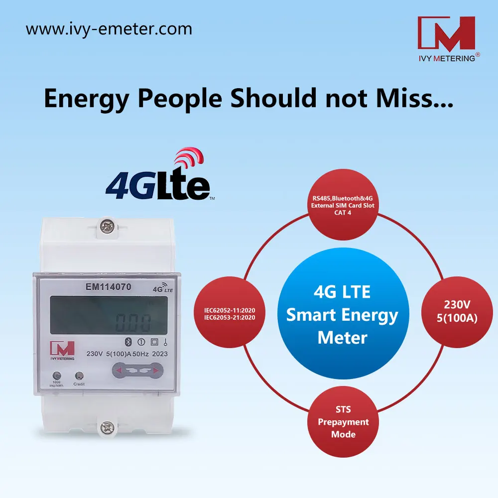 

EM114070 STS meters external sim gprs metering system smart power meter and 4g lte module