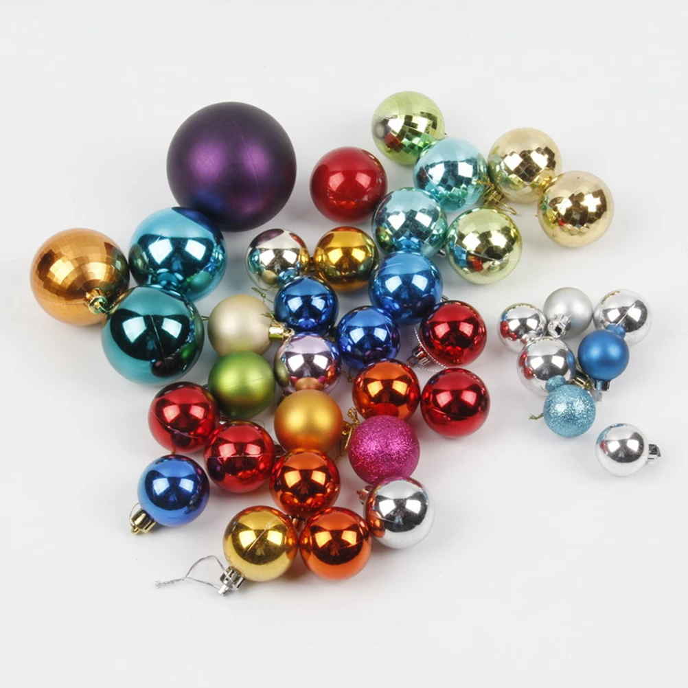 

24pcs Golden Ball nament Christmas Tree Decor 3x3x3cm Plastic Holiday Hanging Decoration Festive Party Accessories