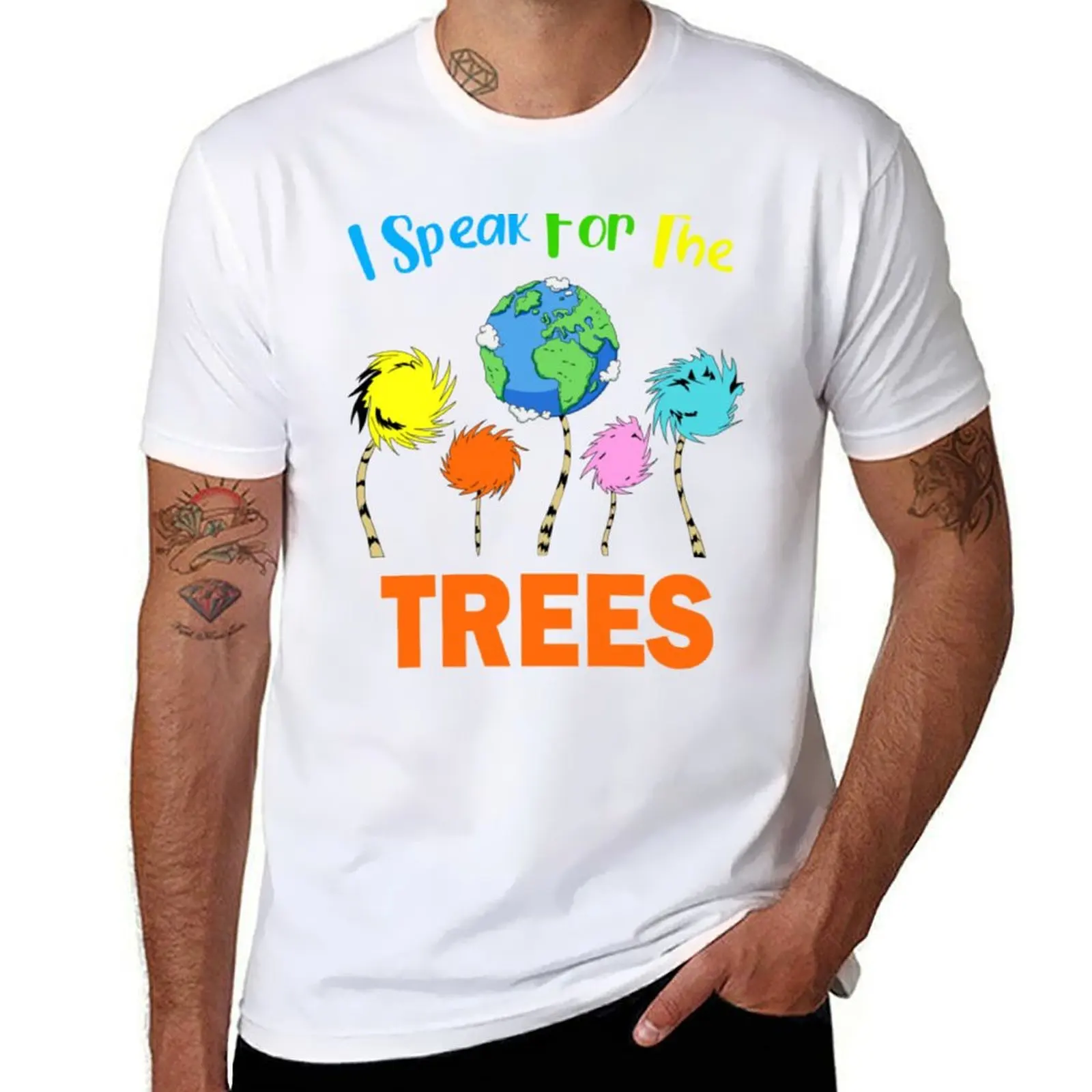 

I Dr The Trees Speak For Seuss T-Shirt t shirt man designer t shirts for man graphic vintage T-Shirt