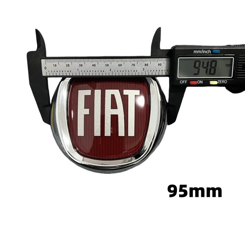 9.5cm/120mm Fiat Front Bumper Badge - 95mm 2/3-Pin Emblem for Fiat 500 500C 500L Doblo Palio Punto Aegea Panda Siena Stilo Bravo