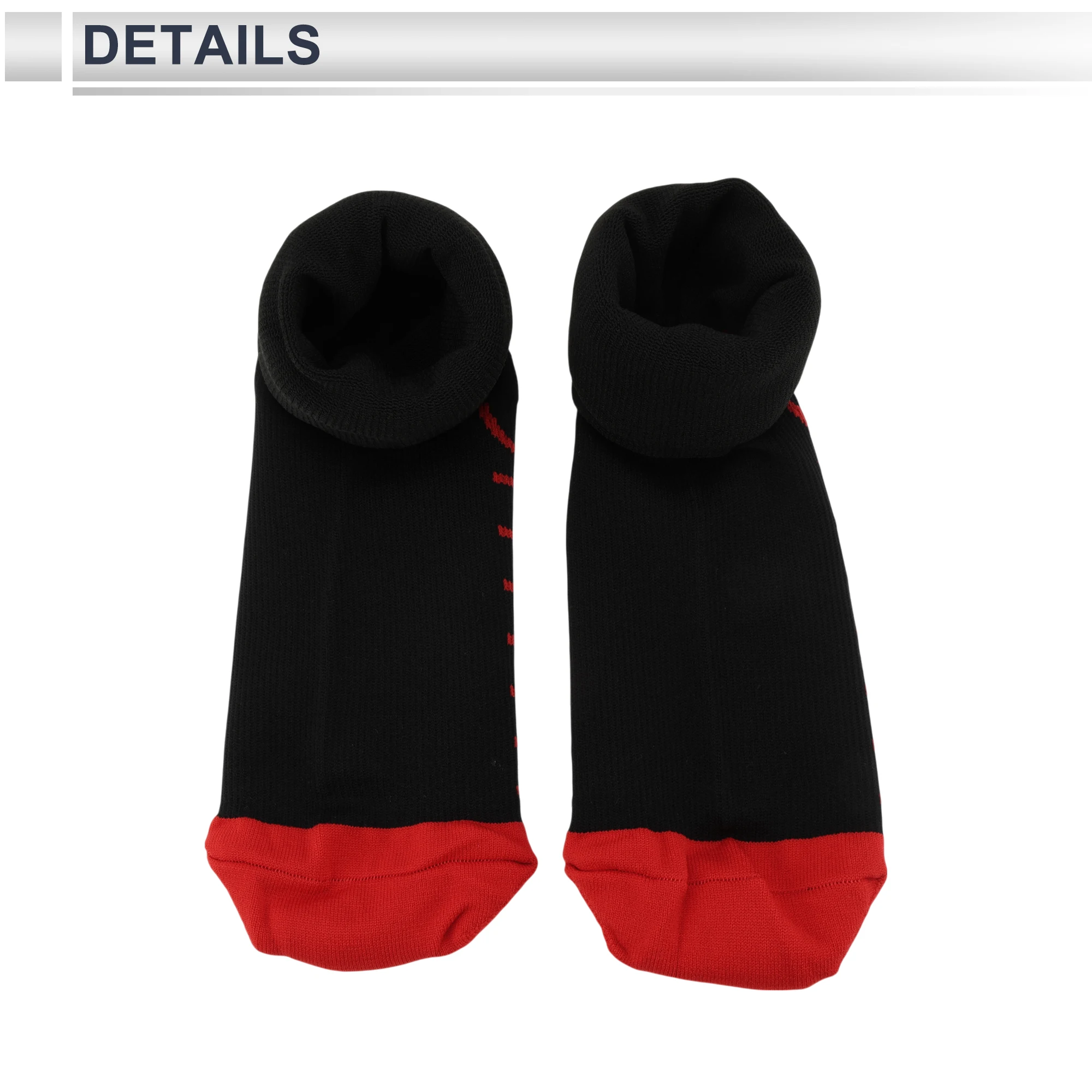X Autohaux الدراجات الجوارب تنفس العرق ماصة دراجة خارجية الجوارب أحمر أسود حجم S-M 1 زوج شيفرون المشارب