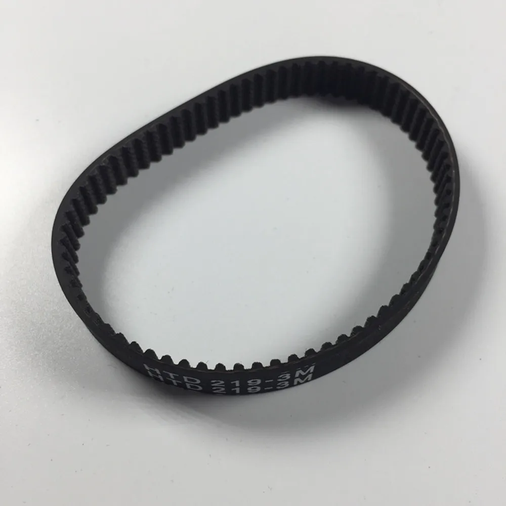 10mm Width Black Rubber Timing Belt HTD3M-201/204/207/210/213/216/219/228