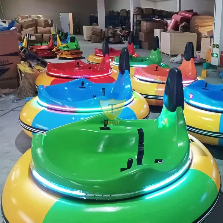 Cool Ride on Ice Bumper Cars Laser Shooting Battery UFO Inflatable Dodgem Indoor Spin Zone Camouflage Ice Snow Bumper Car