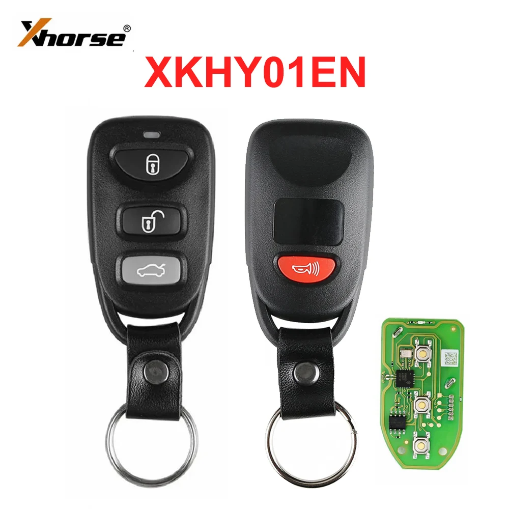 

1pcs/lot Xhorse XKHY01EN Wired Remote Key for Hyundai 3+1 Buttons English Version