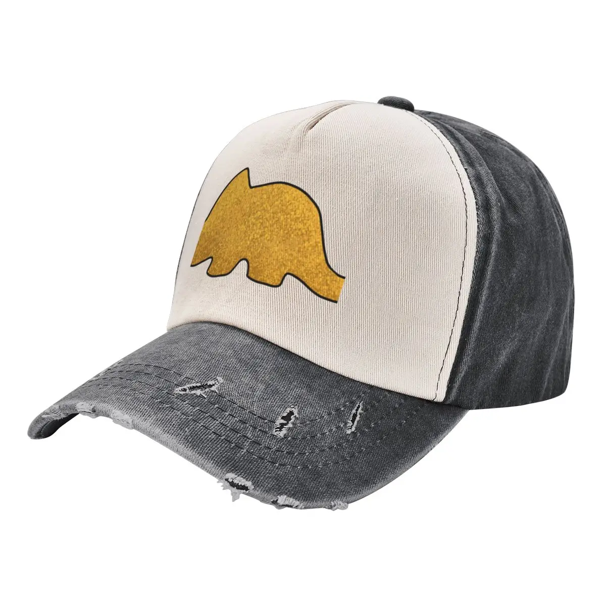 

Triceratops Dinosaur Nugget Baseball Cap Custom Cap Thermal Visor Mens Tennis Women's