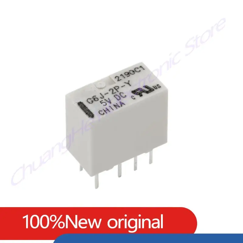 10Pcs/Lot G6J-2P-Y 3VDC 4.5VDC 5VDC 12VDC 24VDC Signal SMD 8PIN For Relay Module DC3V 4.5V 5V 12V 24V