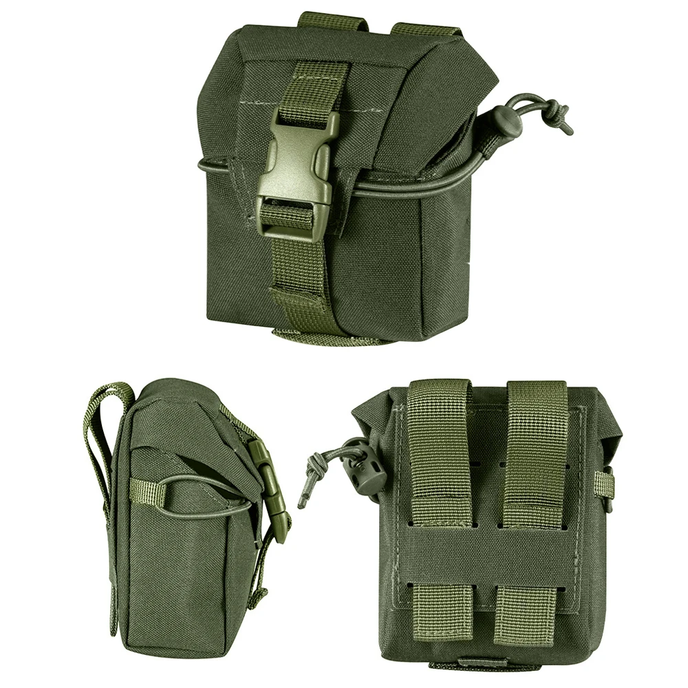 屋外戦術迷彩多機能グレネードバッグベスト収納ボックスmolleシステムに適したオックスフォード生地素材