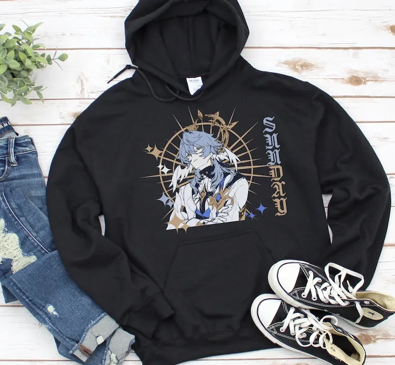 Sunday Honkai Star Rail Aesthetic | Unisex Cozy Heavy Blend Hooded Sweatshirt Hoodie Sweater