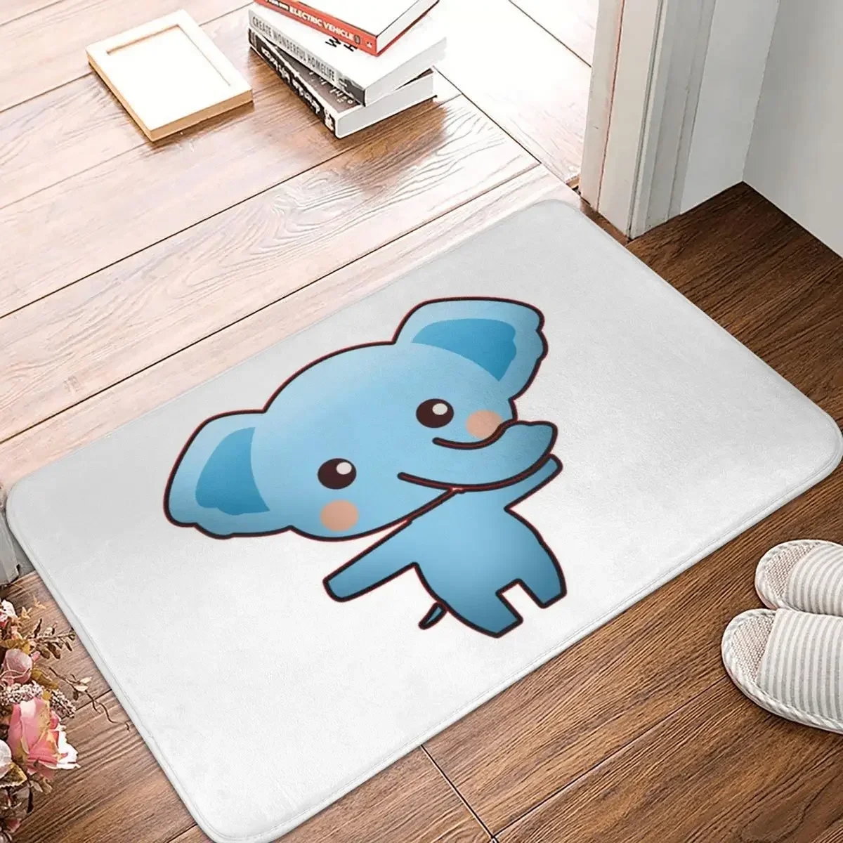 Dumbo The Adorable Elephant Doormat Rug carpet Mat Footpad Polyester Non-slip Washable Entrance Kitchen Bedroom balcony toilet