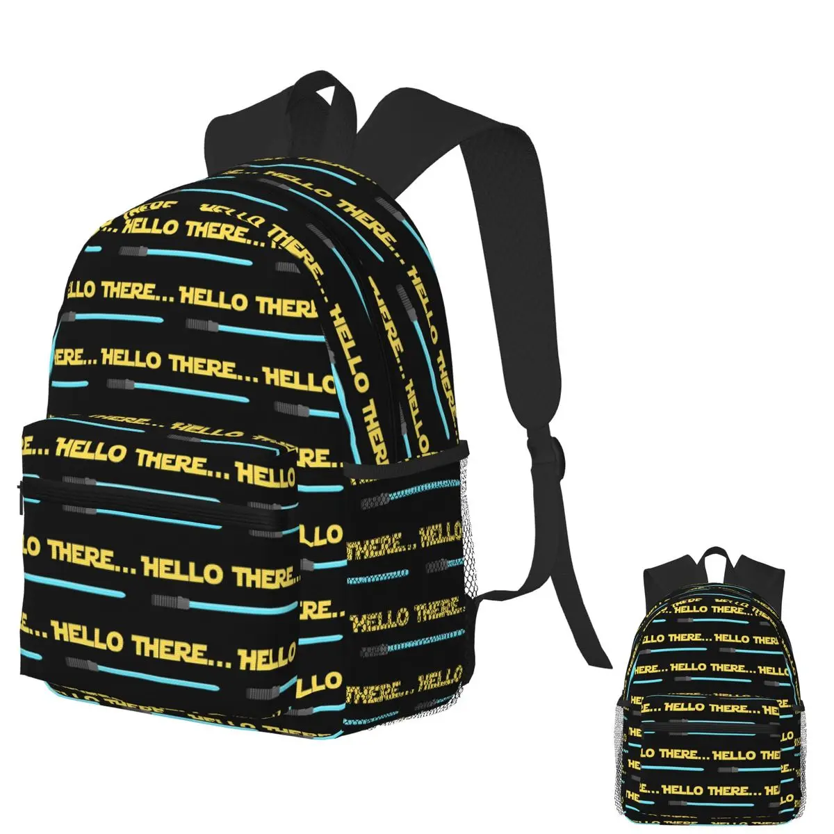 

Hello There... Obi-Wan Student Backpack School Bag Hiking Travel Daypack for Boys Girls Bookbag Shoulder Bags