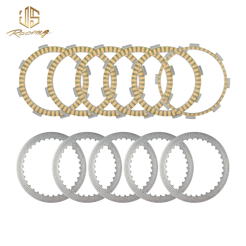 JSRAOIMG Motorcycle Engine Part Clutch Friction Disc Plate Kit For BAJAJ RS200 NS200 FI 2013 2014 2015 2016 2017 2018 2019 2020