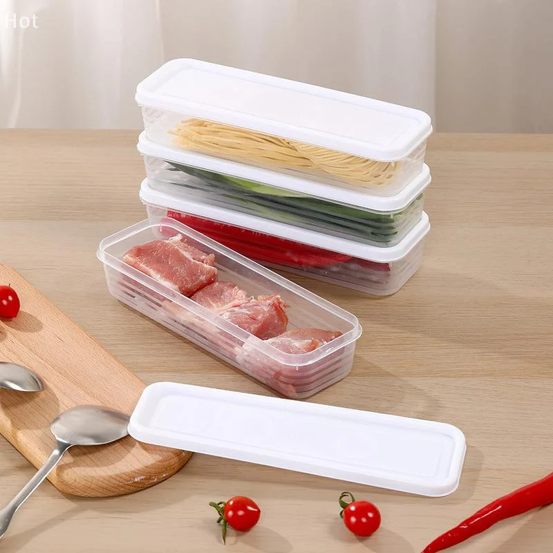 

Fresh Box Noodle Plastic Food Preservation Sealed Box Rectangle Fruit Container Refrigerator Storage Kitchen Supply Home Tool